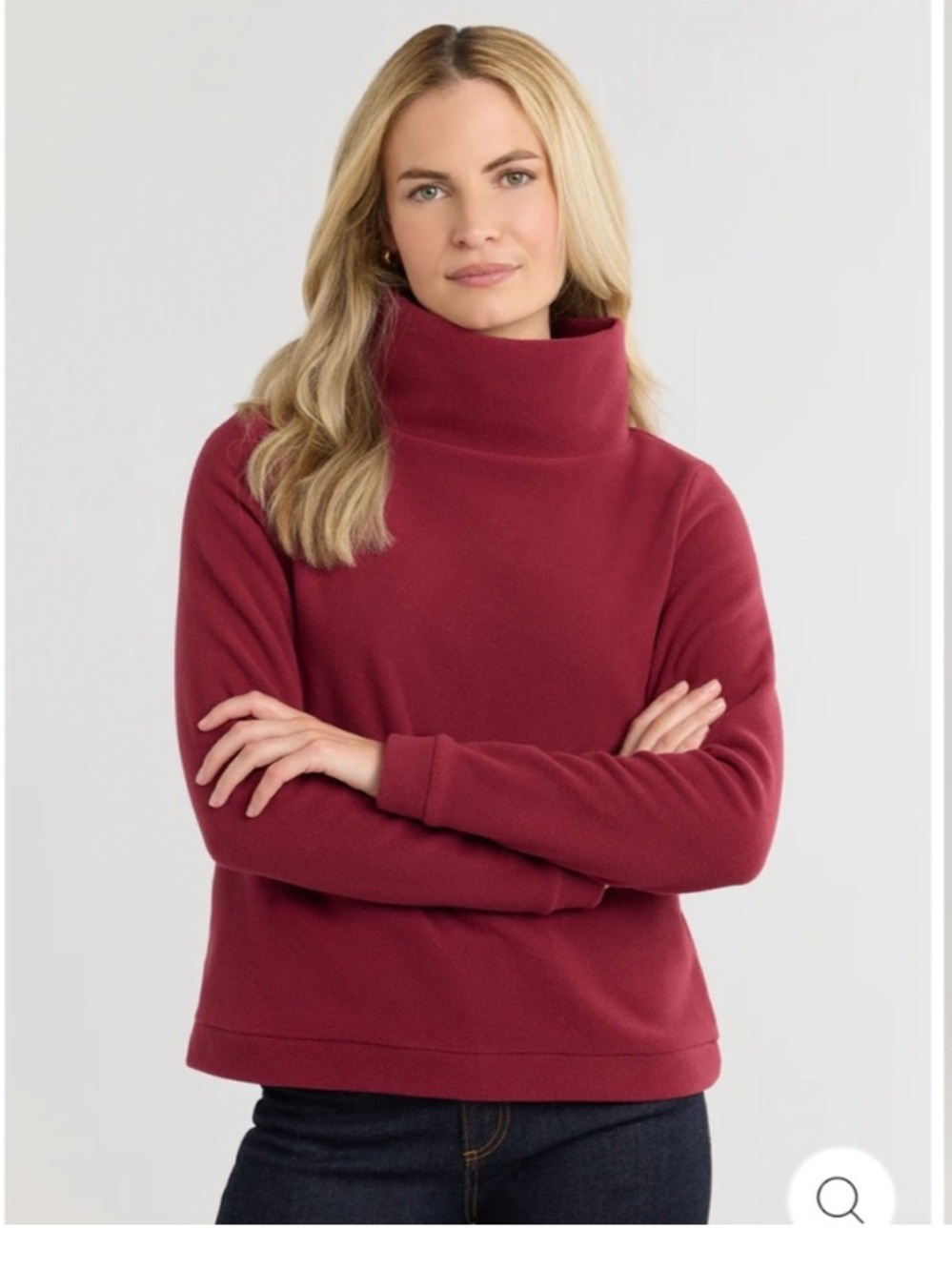 Dudley Stephens Park Slope Turtleneck Chili Red Size Medium